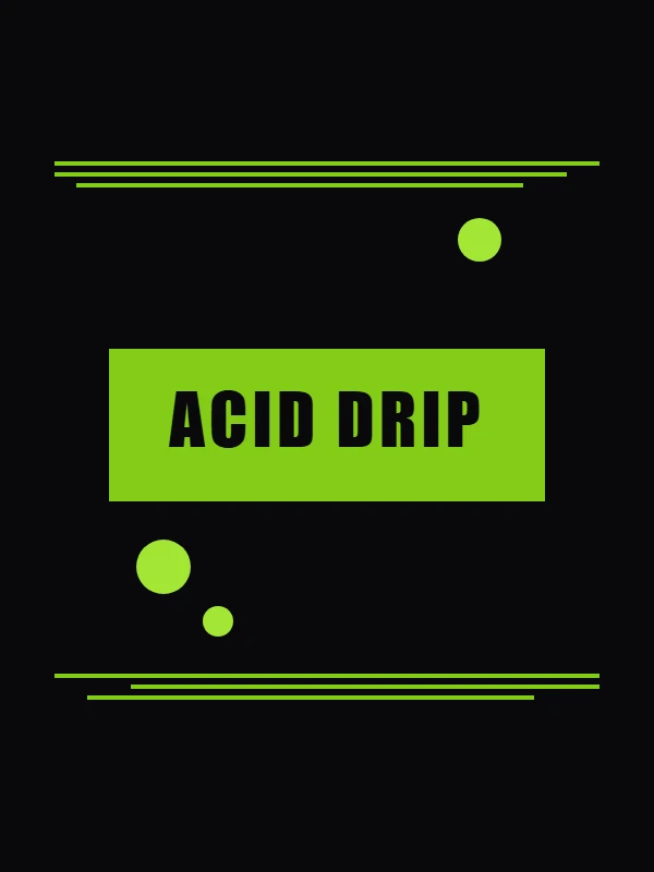 Acid Glitch Drip Premium Mobile Skin Wrap