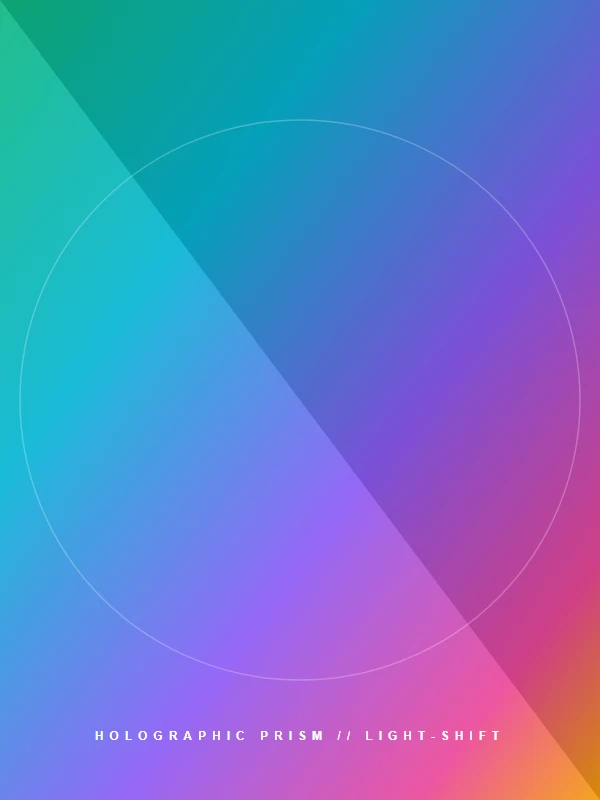 Chameleon Holographic Prism