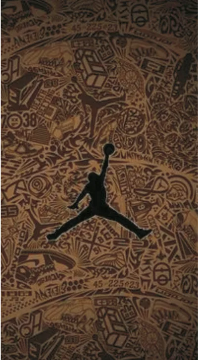 Air Jordan Laser Etched Tan Leather
