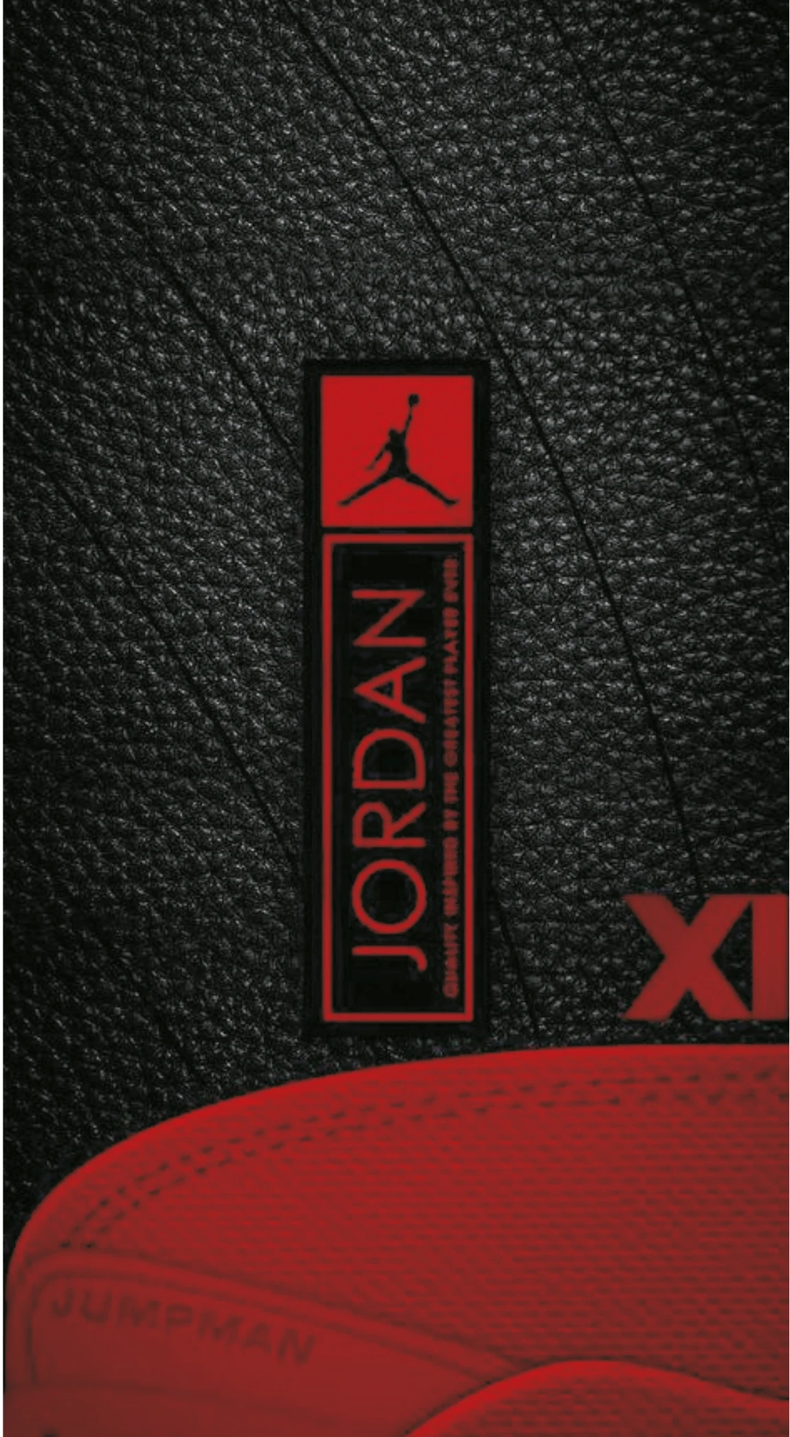 Air Jordan XI Bred Leather Sneaker Wrap
