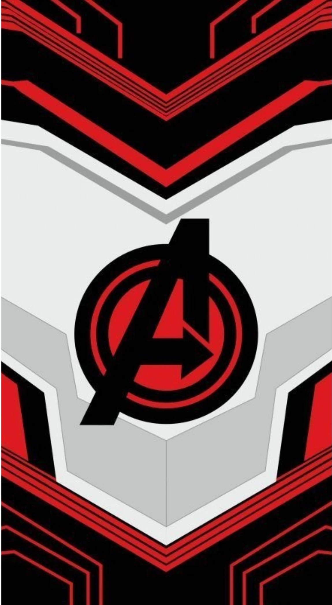 Avengers Endgame Quantum Armor Red & Black Premium Mobile Skin Wrap