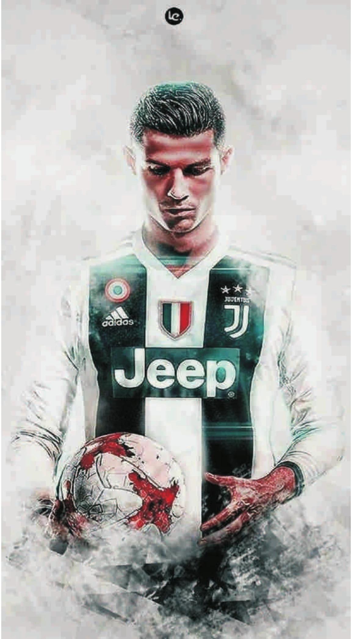 CR7 Juventus Bianconeri Smoke Splash