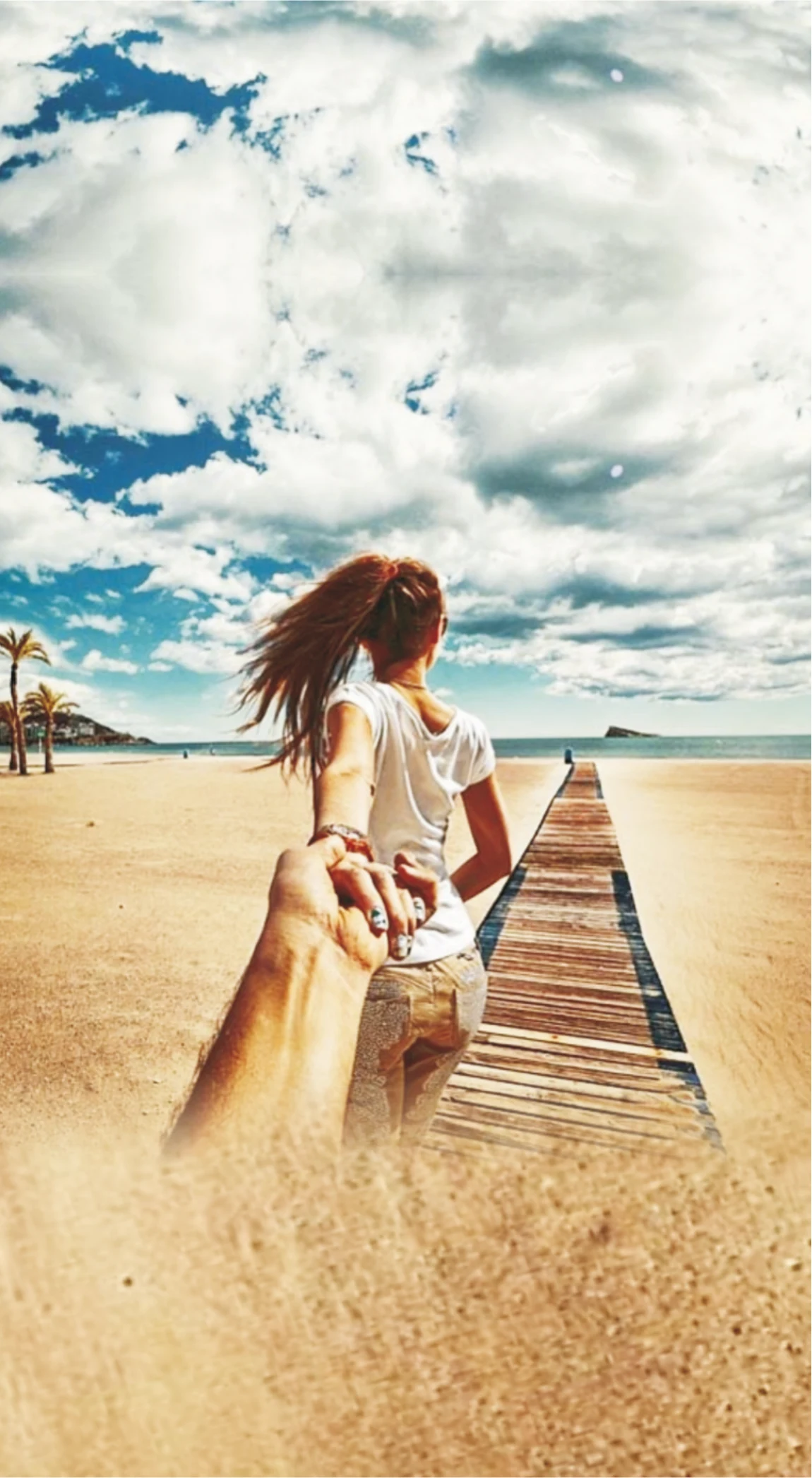 Follow Me To Tropical Pier Beach Walk