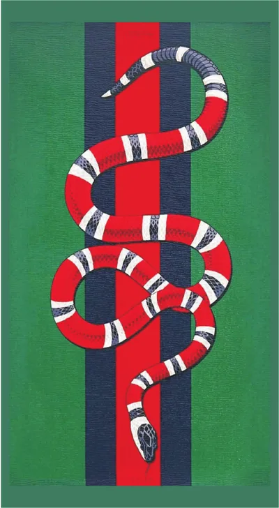 Gucci King Snake Scarlet & Ivory Web