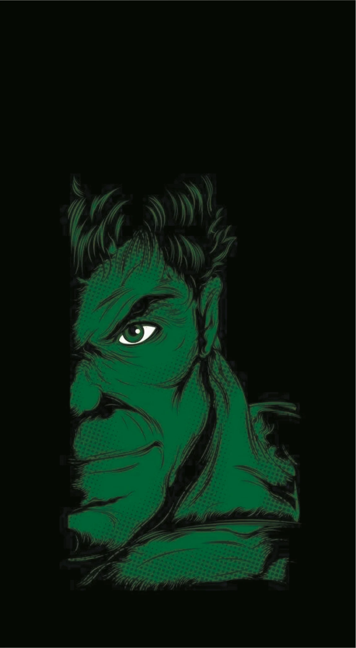 Incredible Hulk Green Shade Comic Stencil Premium Mobile Skin Wrap