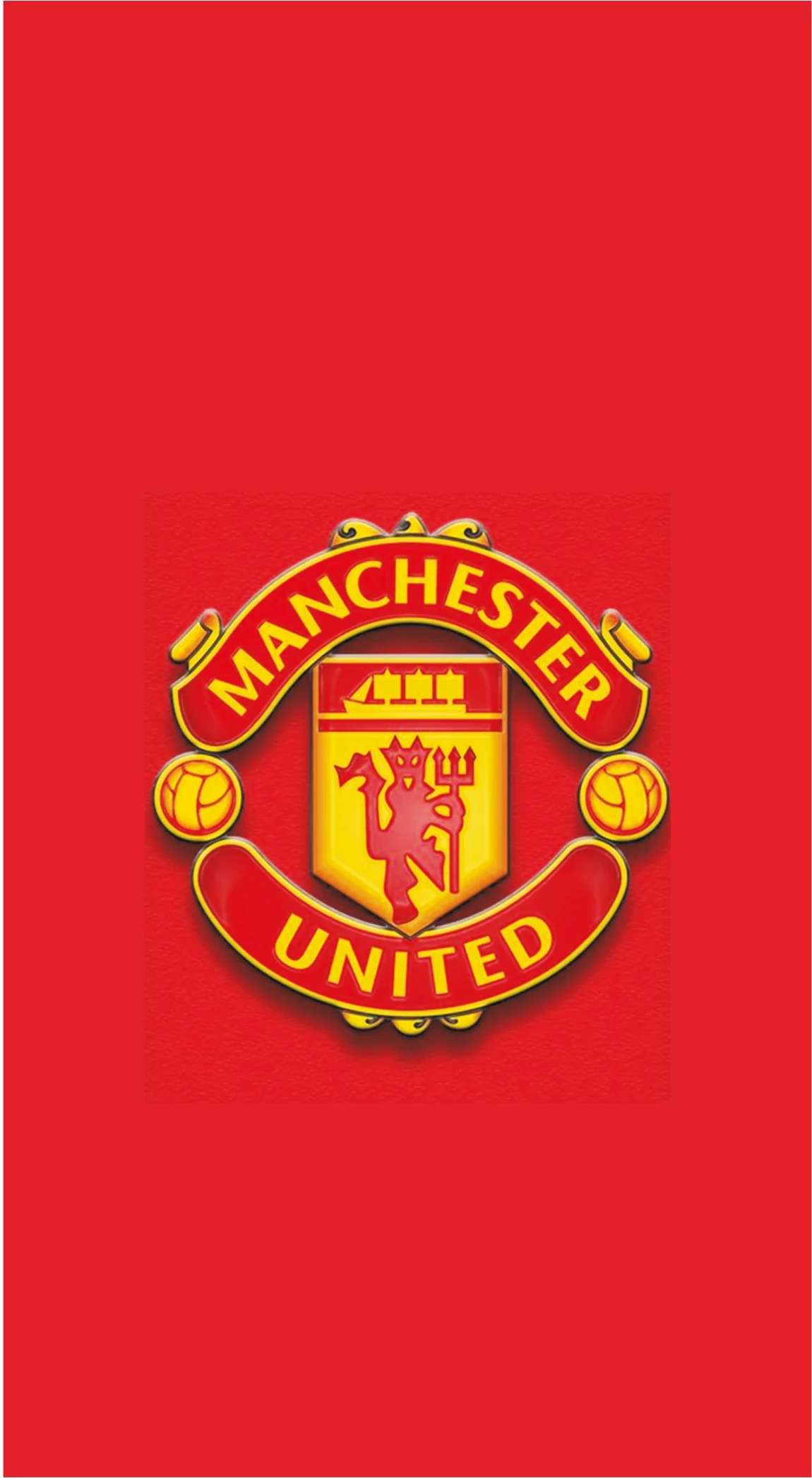 Manchester United Red Devils Crest Premium Mobile Skin Wrap