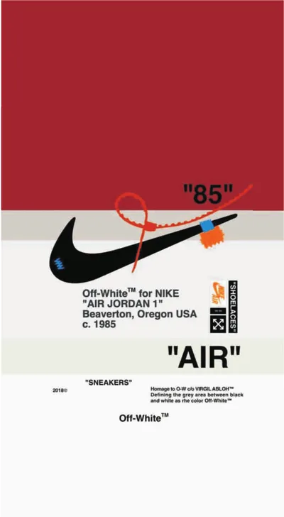 Off-White x Nike Air Jordan 1 1985 Box
