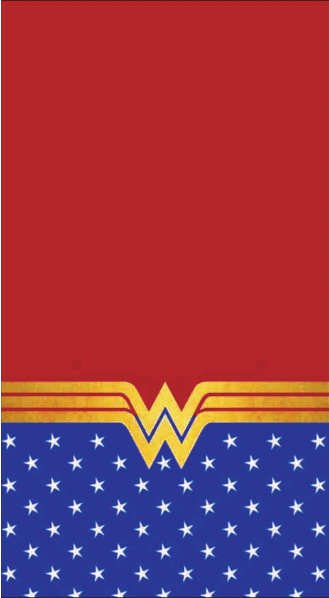 Wonder Woman Golden Eagle Tiara & Stars Premium Mobile Skin Wrap