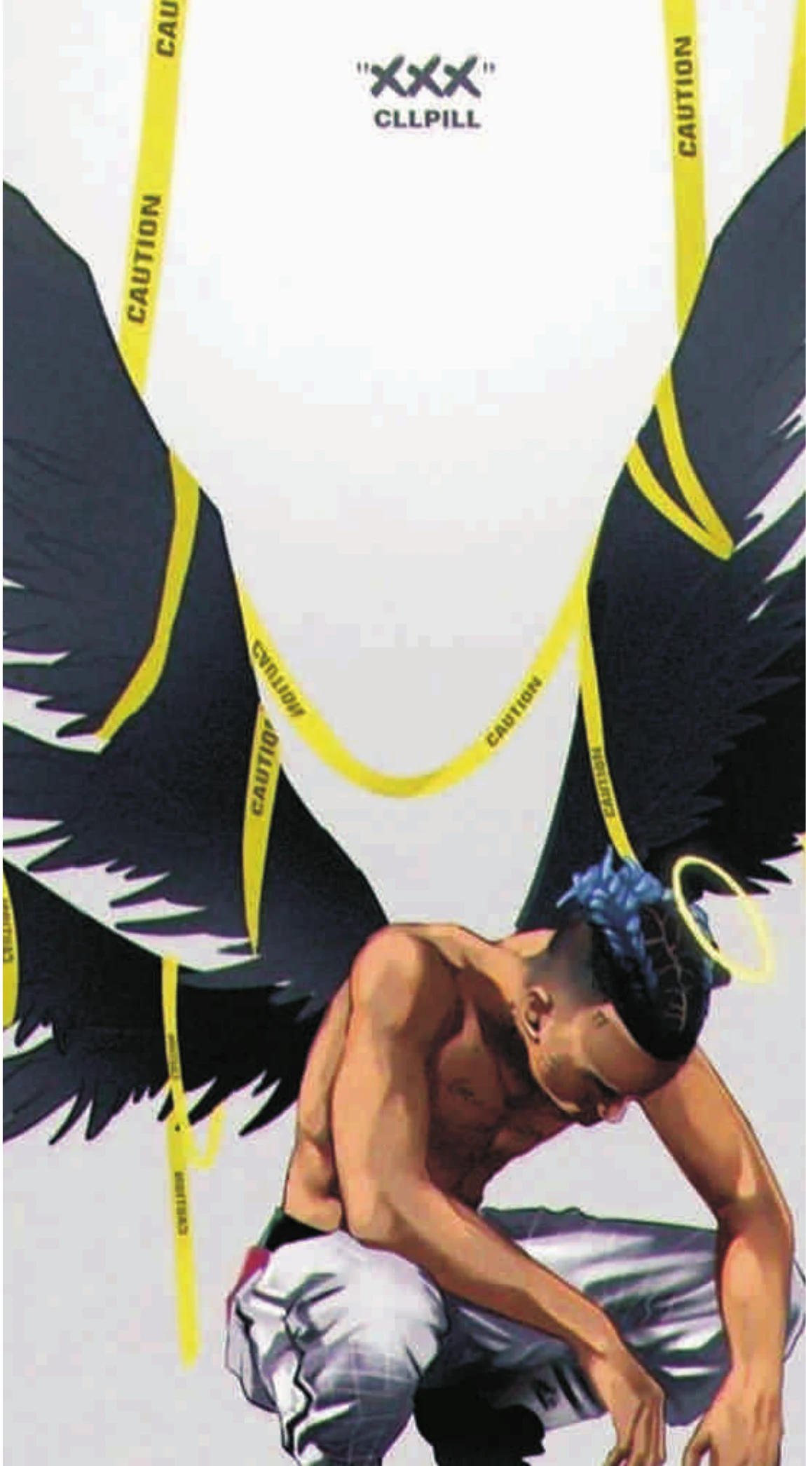 XXXTentacion Fallen Angel Wings Tribute