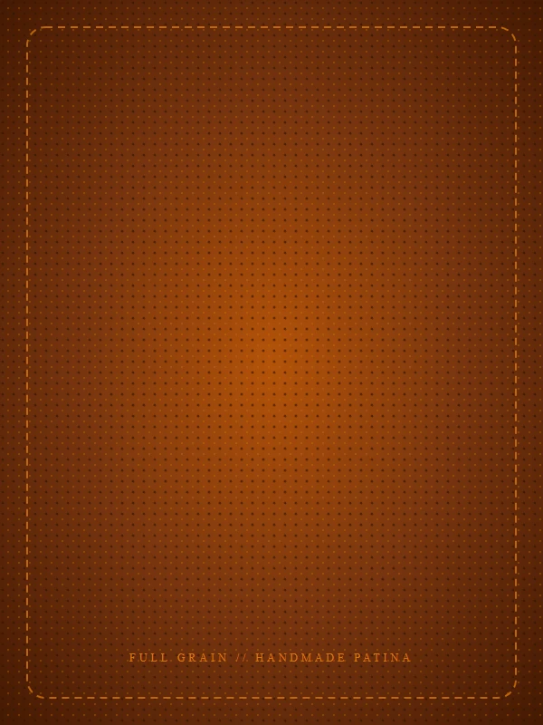 Cognac Heritage Leather Premium Mobile Skin Wrap